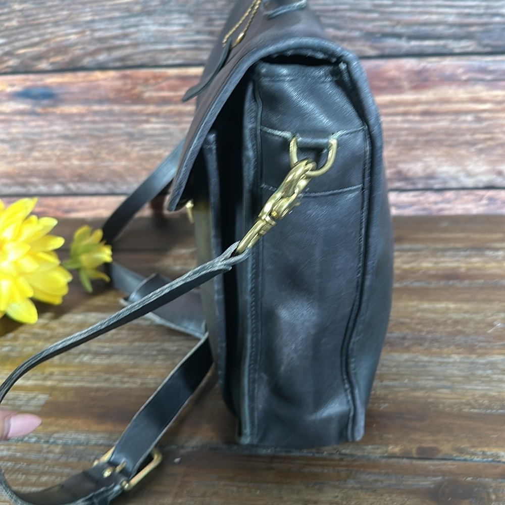 Coach Vintage Black Briefcase! - Picture 3 of 9
